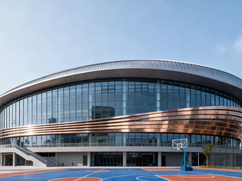 પ્રિફેબ્રિકેટેડ સ્ટીલ સ્ટ્રક્ચર બાસ્કેટબોલ કોર્ટ